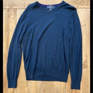 VINEYARD VINES V-neck sweater (wool/cashmere/silk)